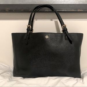 Authentic Tory Burch Emeraon  Leather  Tote